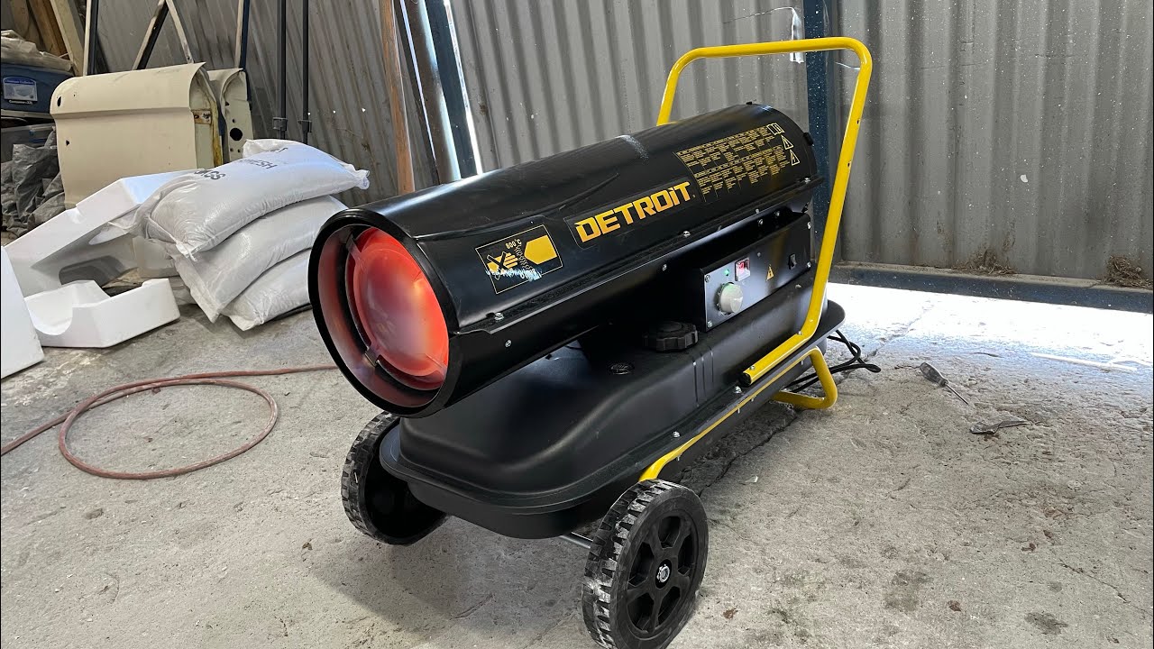 Detroit diesel blow heater YouTube