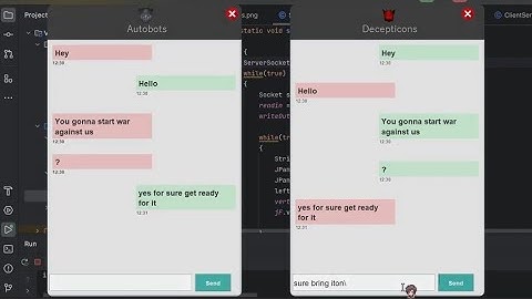 Chat Application Using Socket Programming & Swing for GUI