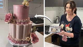 Turning A 6 Grocery Store Cake Into A Trendy Scallop Wedding Cake
