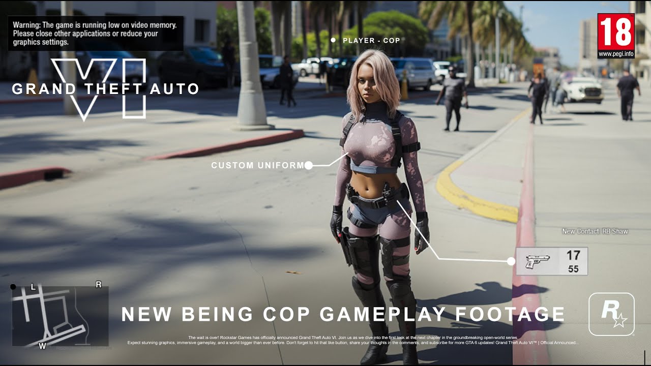 NEW GTA 6 Leaked Footage!? Concept Free Roam Gameplay TRAILER (FAN