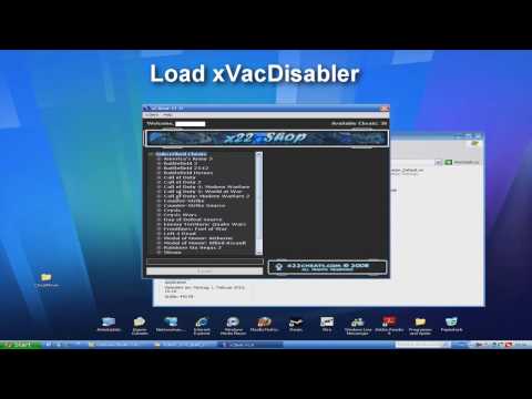 How to Use xVacDisabler from www.x22cheats.com