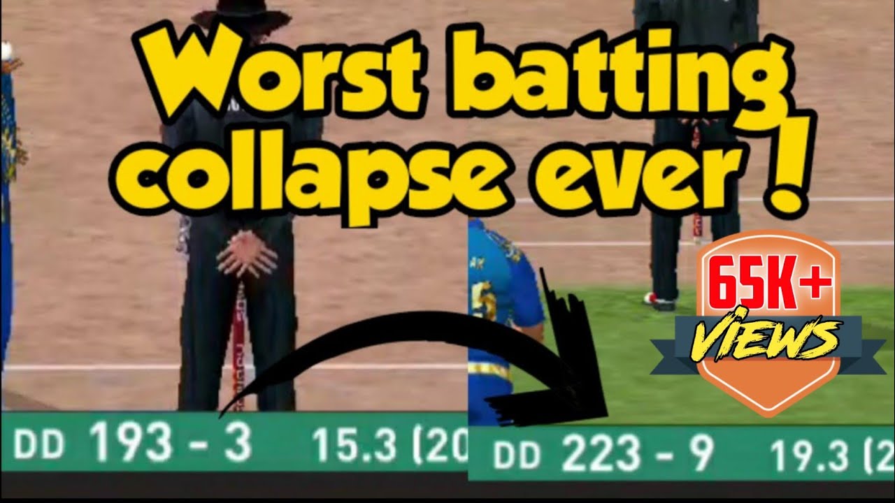 DC's worst batting collapse ever 