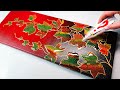 The easiest 3d line technique insane swipe  autumn ivy art you can try  ab creative tutorial