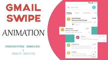 Gmail Swipe Using React Native PangestureHandler | Reanimated Animation