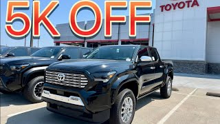 Toyota Dealership Starting to Discount 2024 Toyota Tacoma￼…No One Wants Them