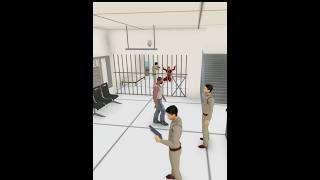 Franklin Rescues Red Criminal From Police Station 😱 | INDIAN BIKE DRIVING 3D