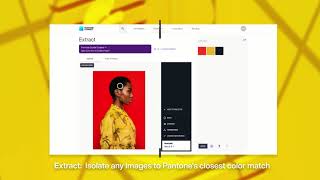 Pantone Connect Premium Extract Colours from images