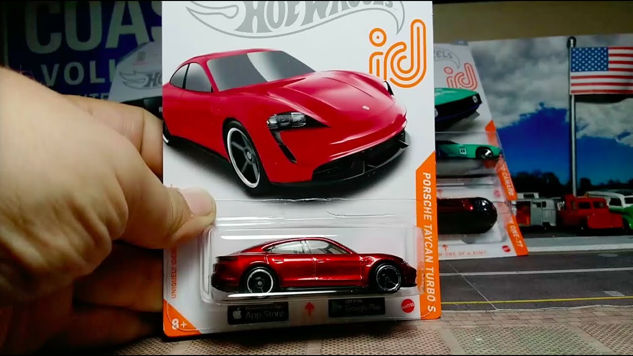 Hot Wheels Id Porsche Taycan Die-Cast Car - Collectible Toy Vehicle With Digital Features