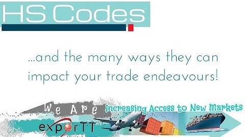 Understanding HS Codes in International Trade Webinar 2017