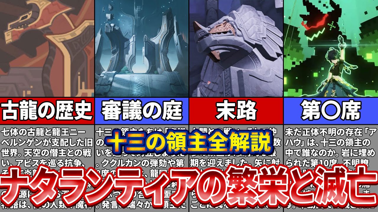 【原神】ナタランティアの壮絶な過去と至高なる領主を全て解説【ゆっくり解説】