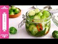 BREAD AND BUTTER PICKLED BRUSSELS SPROUTS!