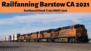 Eastbound Stack Train BNSF 7628