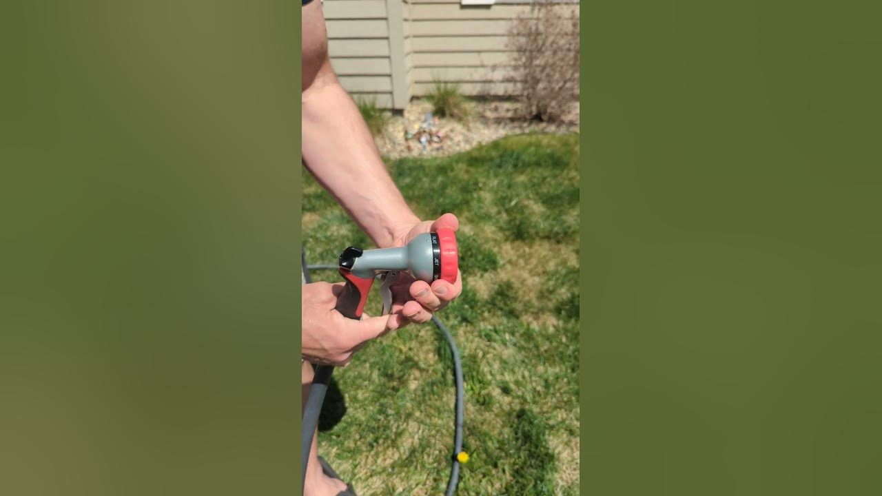See the Spray Patterns of the RESTMO Garden Hose Nozzle YouTube