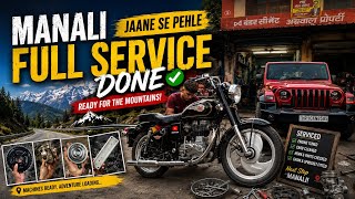 Manali Jaane Se Pehle Bullet ki Full Service Done 👍🏼✅ | Rc Transfer Krwane k Liye Dwarka Jana Pdega