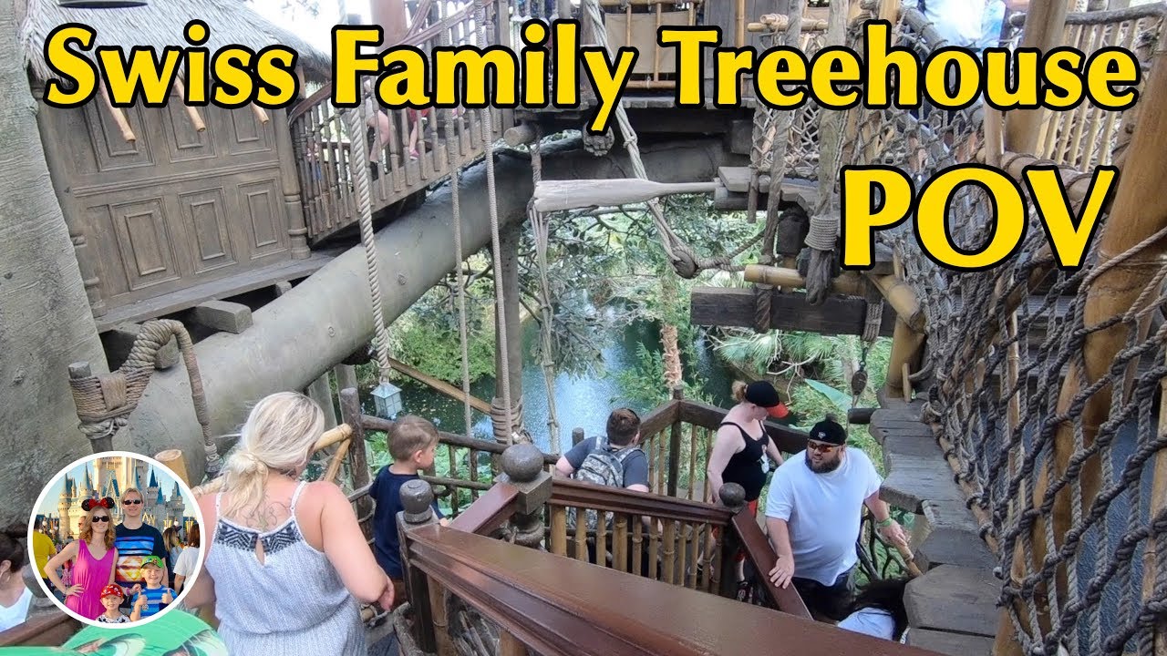 Swiss Family Robinson Treehouse Complete Walkthrough - Magic Kingdom ...