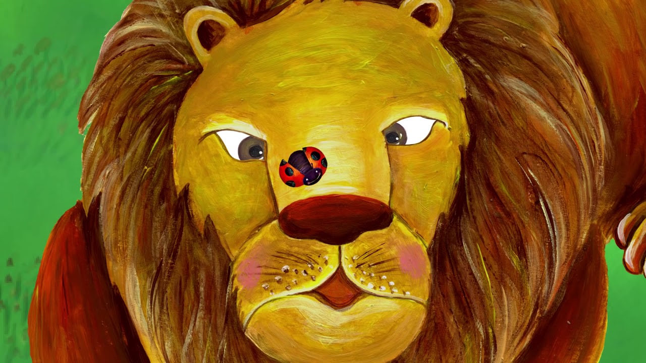 Learn the ABCs in Lower Case  l  is for lion and ladybug