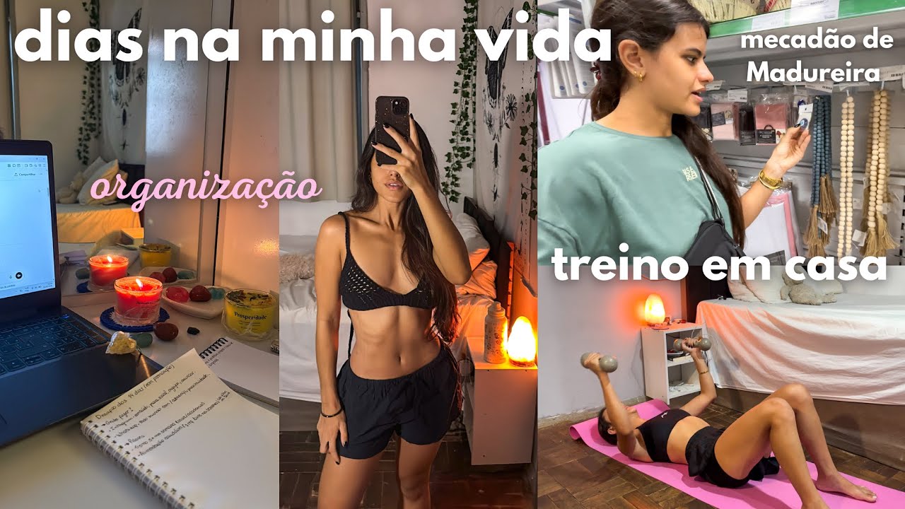 Dias na minha vida | crochê, treino, comprinhas 🌟🛍️
