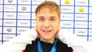 Johannes Liebmann on Becoming European Record Holder: "I can't comprehend right now"