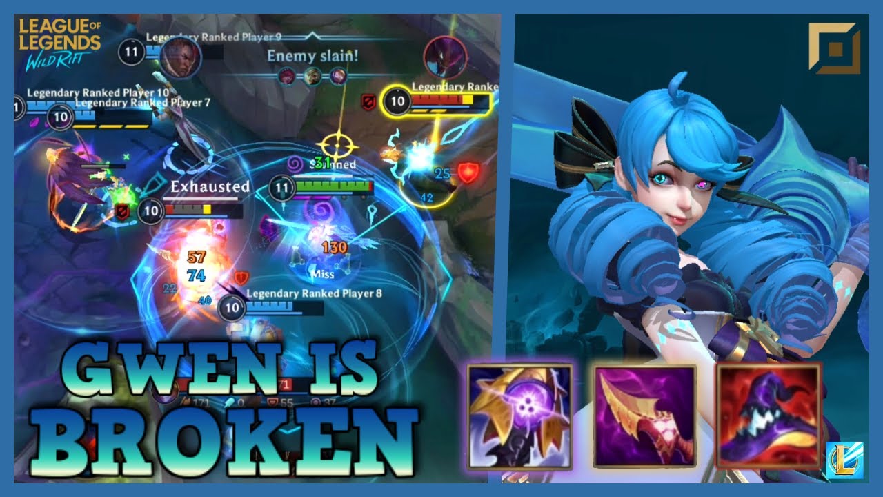 GWEN THINGS | Gwen S6 Build, Runes & Spells | Patch 3.4a (Wildrift) - Urbs Gaming