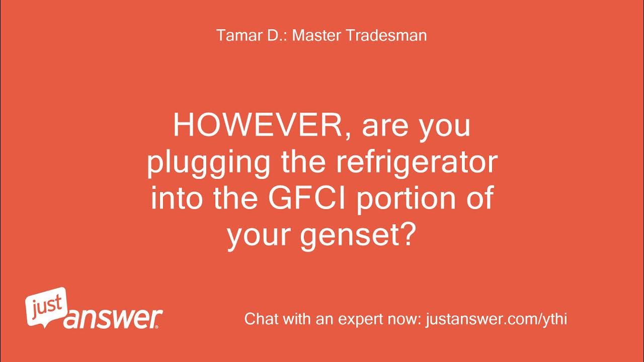 My ryobi 6500 generator keeps tripping every 15 minutes when YouTube