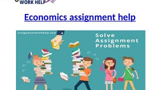 Economics assignment help