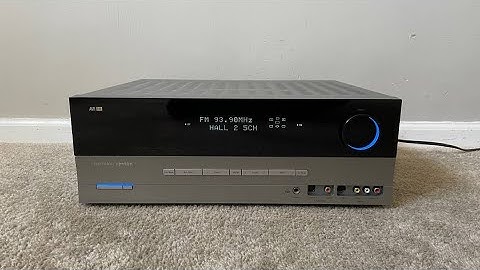 How to Factory Reset Harman Kardon AVR 146 5.1 HDMI Home Theater Surround Receiver