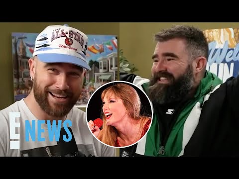 Travis and Jason Kelce SHOUT OUT Swifties After Winning Award! | E! News