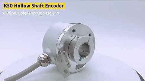 K50 Rotary encoder hollow shaft incremental encoder highest resolition simple mounting
