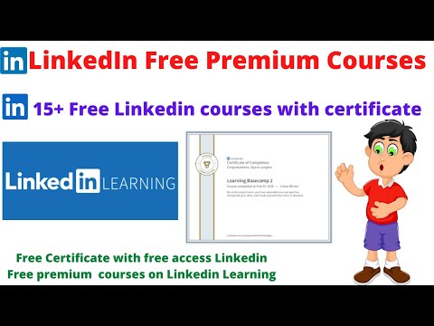 Free Linkedin Premium Courses || Free Linkedin Certificate || 2021 Skill Linkedin Learning #linkedin