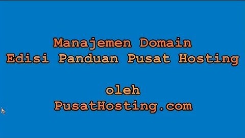 Domain Setup Directadmin Edisit Tutorial Pusat Hosting