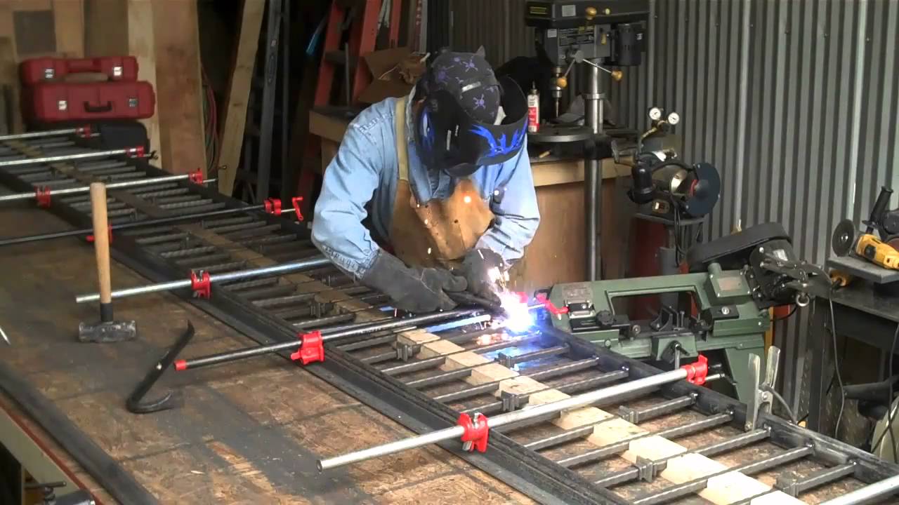 How To Fabricate Log Home Iron Railings by Mitchell 