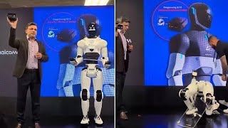 Qualcomm Humanoid Robot Hilariously Collapses Live Onstage Mid-Presentation
