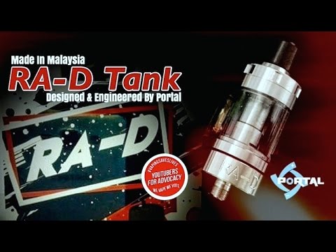 RA-D Tank Atomizer By Portal | Ol'Style Eliquids