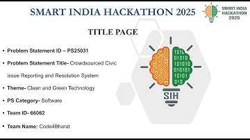 Code4Bharat - Crowdsourced Civic issue Reporting and Resolution System (Nivaran) - 66062