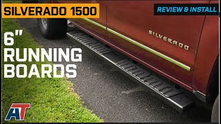 20072018 Silverado 1500 6Inch Running Boards; Black Review & Install