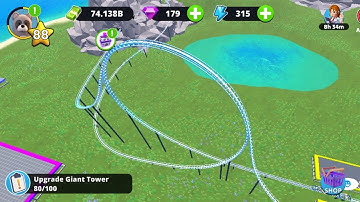 Build New Attraction Big Loop | Real Coaster Idle Game Gameplay Android IOS