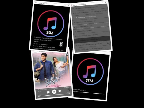 Python Music player (packed as an EXE to run over Windows platform)with more user friendly features.