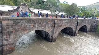 Puente de la Historia , simbolo de san juan del rio Queretaro. con Valente Ramirez.