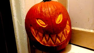 How To Carve a Scary Pumpkin Face