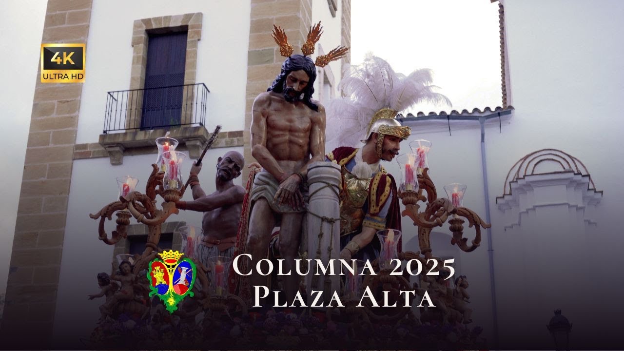[4K] Nuestro Padre Jesús Atado a la Columna | Plaza Alta | Lunes Santo Algeciras 2025