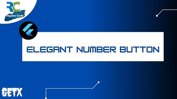 Elegant Number Button in Flutter using GetX || Flutter || GetX