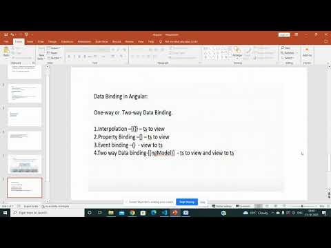 Databinding in Angular -Interpolation