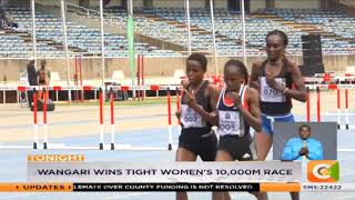 Wangari wins tight women's 10,000M race of East Africa Police Championships