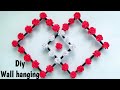 Diy paper flower wall hanging /Simple and beautiful wall hanging/Wall decoration ideas  KovaiCraft 5