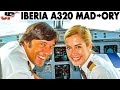 Madrid to Paris in the Cockpit of IBERIA Airbus A320 | Walkaround + Full Preflight Briefing (2011)