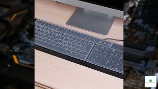 Review - Clear Desktop Computer Keyboard Cover Skin for PC 104/107 Keys Standard Keyboard screenshot 4