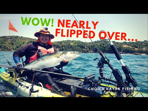 Kayak Fishing. Kingfish
