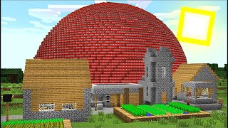 Minecraft DON'T TOUCH THIS SPHERE TNT IN THE MINECRAFT VILLAGE MOD / CIRCLE TNT !! Minecraft Mods