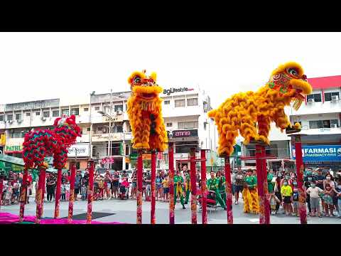 Underwater Lion Dance at Aquaria KLCC (CNY 2016)
