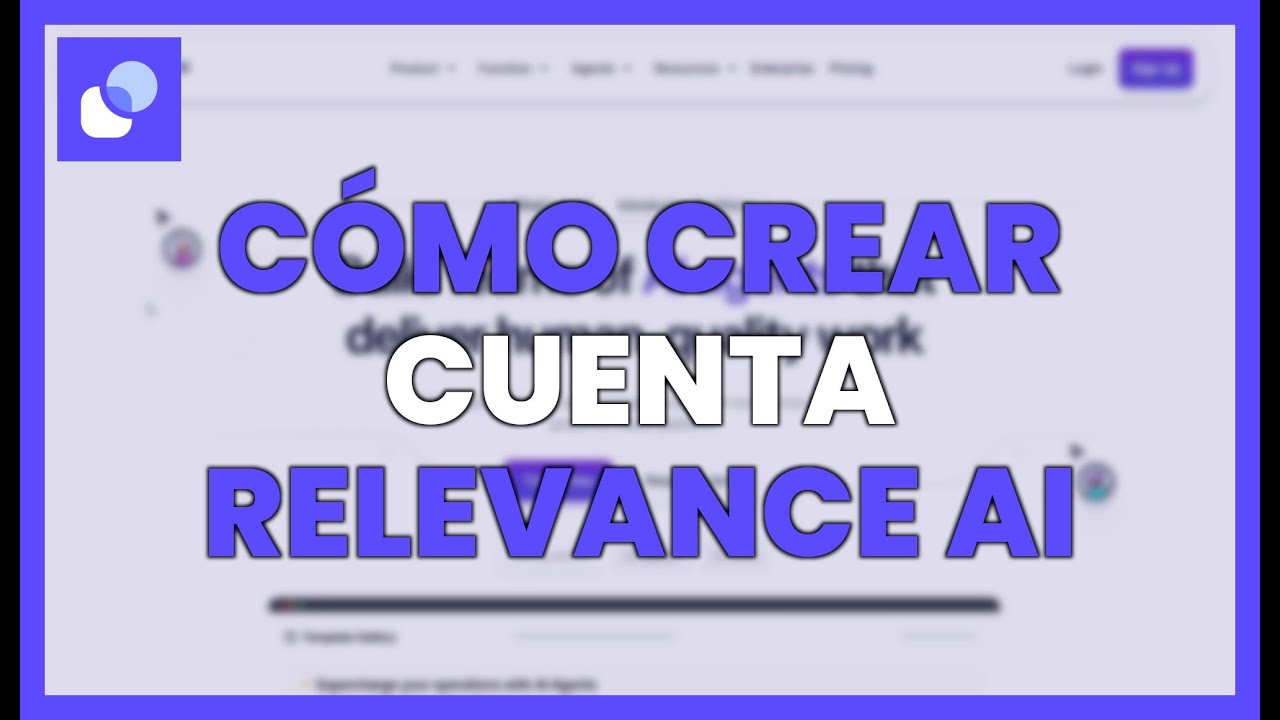 Cómo CREAR una CUENTA en RELEVANCE AI paso a paso - YouTube